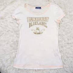 トップス Y2K archive 00s Burberry Blue label BURBERRY BLUE LABEL ホースロゴ Tシャツ 半袖 Y2K 38 - メルカリ