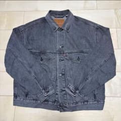 Levi's ブラック デニムジャケットのサムネイル