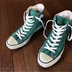 コンバース オールスター 緑 ハイカット 27.5 9のサムネイル
