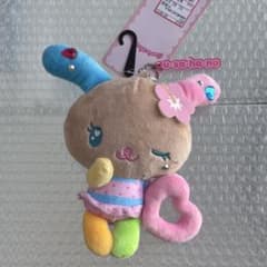 アベイル サンリオ ウサハナ ぬいぐるみ マスコットチャーム 日焼け