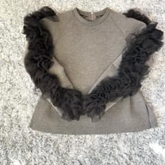 新品Bibiy. オーガンジー トレーナー チュール トップス ビビィ 未使用 bibiy トレーナー トップス Bibiy. グレーチュールスウェット - メルカリ