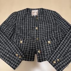 タグ付きApuweiser-richeアプワイザーリッシェ/ツイードジャケット