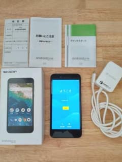 Android One SHARP s3 ブラック 美品のサムネイル