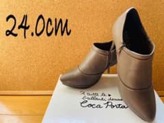 ★新品 COCA PORTA ブーツ サイドジップ24.0cm ★のサムネイル