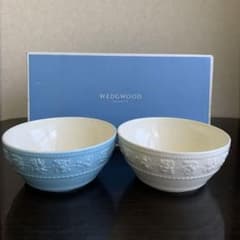 【新品未使用】25と19cmペア　ウェッジウッド ボウル BECAUSE WE ALL DESERVE A LITTLE LUXURY フロレンティーン ペット