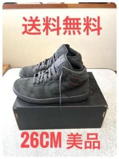 NIKE AIR JORDAN 1 MID CRAFT ブラック 26cm 美品のサムネイル