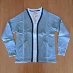 新品未使用 BARNS スウェット カーディガン フルジップ バーンズ 