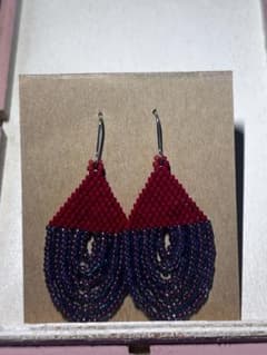 ハンドメイド ビーズピアス 4点セットのサムネイル