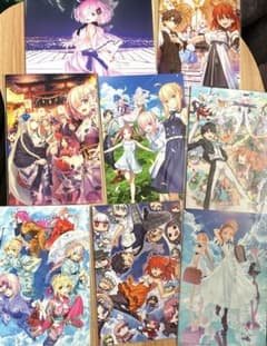 FGO Fate 特典 周年ビジュアル イラストカード 8枚セット