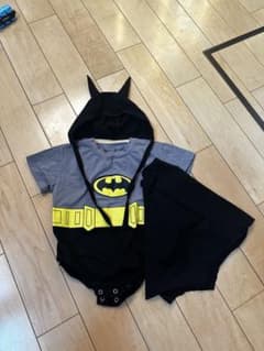 ベビー用 バットマン　コスチューム ロンパース 帽子セットのサムネイル