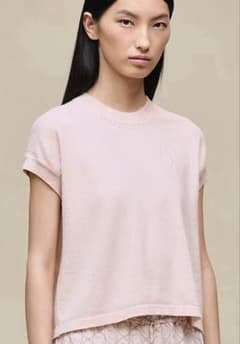 ラスト出品激安新品同様エルメス26春夏コレクションカシミアショートスリーブニット 新品未使用 2026春夏 エルメス ショートスリーブニット HERMESニット