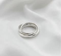 ア*リ様 【最終値下】Tiffany トリニティ リング シルバー Tiffany トリニティリングシルバー