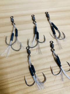 アキアジ　鮭釣り　ウキルアー用フックのサムネイル