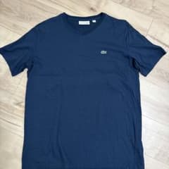 LACOSTE ネイビー Tシャツ Lサイズのサムネイル