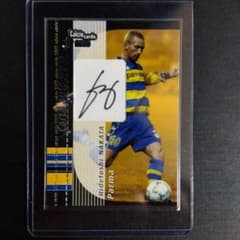 中田英寿 サイン入りカード パルマ 023/100 panini2003 - メルカリ