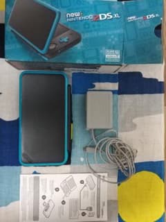 【英語学習にも】英語版 Newニンテンドー2DS LL ブラック×ターコイズのサムネイル