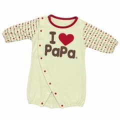 I Love PaPa ベビー用ロンパース 60-70cmのサムネイル