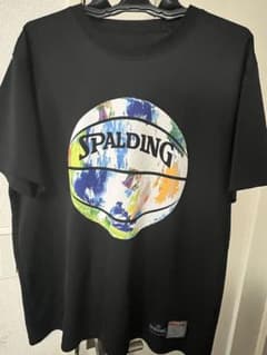 SPALDING バスケットボール Tシャツ ブラックのサムネイル