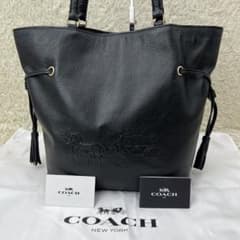 未使用✨コーチ　coach　アンディトートバッグ　ショルダー　ブラック　A4可能のサムネイル