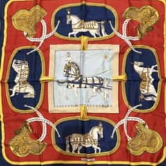 HERMES エルメス カレ GRAND APPARAT スカーフのサムネイル