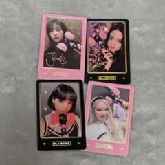 BLACKPINK 公式トレカ 4枚セットのサムネイル