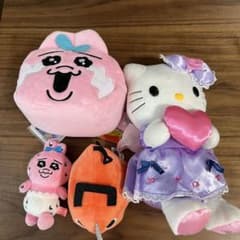 【プライズ】おぱんちゅうさぎ・キティ・ポチタ⭐︎セット売りのサムネイル
