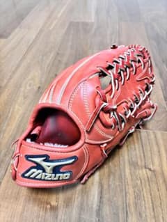 【即戦力】Mizuno Global Elite 軟式用グローブ 赤のサムネイル