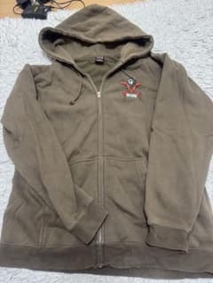 激レアStüssy ダイヤモンドと魚のグラフィックパーカーのサムネイル