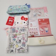 Brand new Sanrio Hello Kitty pouch coaster sticky note set