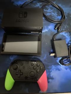Nintendo Switch 初期型 本体 スプラトゥーンプロコン付　箱無し Nintendo Switch 初期型 本体 スプラトゥーンプロコン付 箱無し - メルカリ