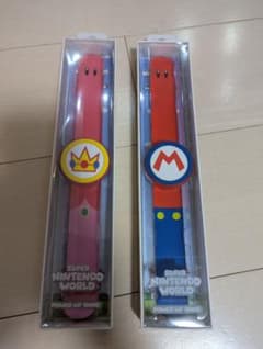 USJ パワーアップバンド マリオ ピーチ 2本セット - メルカリ
