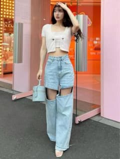 Darich カットアウトデニムパンツのサムネイル