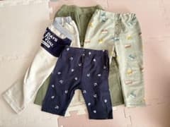 ベビー•子供ズボン4点まとめ売り　90㎝のサムネイル