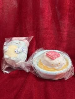 Sumikko Gurashi Public Bath Tenori Plush Toys: Tokage (Lizard), Yama (Mountain), and Akafuji (Red Wisteria) - Shop Limited Edition