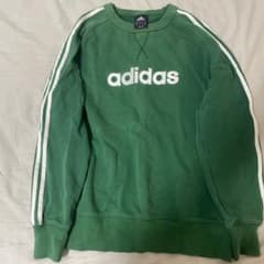 adidasスウェット　グリーンのサムネイル