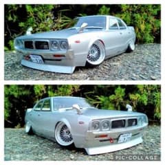 ABCホビー製 ケンメリ4ドア ヨンメリGTX 2.4Gプロポメカフル電飾付き