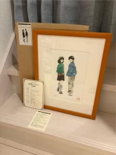 あだち充 複製原画 画業30周年記念企画 タイムカプセル リトグラフ