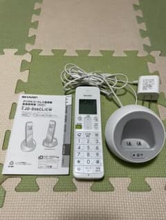 シャープ コードレス 子機1台タイプ 迷惑電話機拒否機能 JD-S08CL-Wのサムネイル