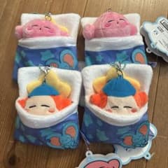 별의 커비 오히루네 이불 봉제인형 마스코트 4개 세트