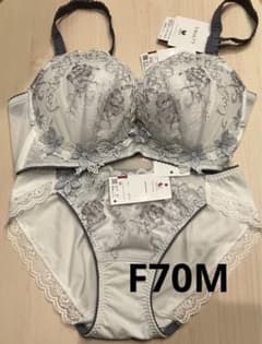 ワコール パルファージュ ブラジャー ショーツ セット F70M ホワイト
