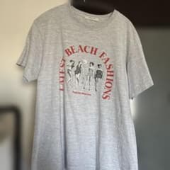 FREAK'S STORE 半袖Tシャツ グレー フォトプリントですのサムネイル