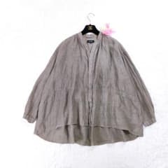 pas de calais 60リネンちりめん加工ジャケット 製品染め - メルカリ