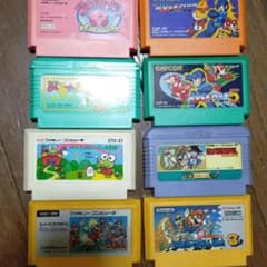 ファミコンソフト8本セット中古のサムネイル
