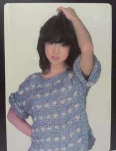 中森明菜 下敷き（昭和レトロ / 当時ものアイドルグッズのサムネイル