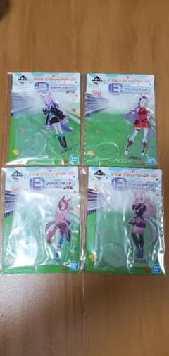 【ウマ娘 一番くじ】 E賞　アクリルスタンド　４種セットのサムネイル