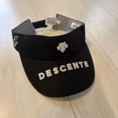 DESCENTE GOLF ブラックバイザー Fサイズのサムネイル