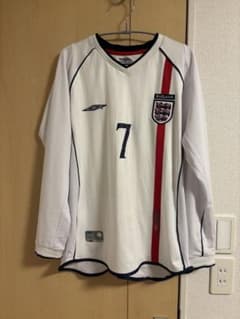 2002 イングランド代表 ベッカム ホームユニフォーム 柴田ひかり 118