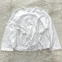 美品】CECILIE BAHNSEN カットソー 長袖 フリル ホワイト XS - メルカリ
