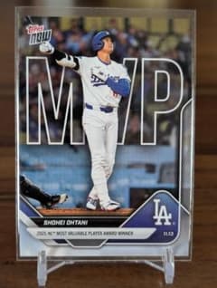 Topps Now 大谷翔平 2025 MVP記念カード ドジャースのサムネイル