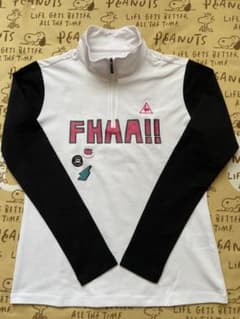 ルコックゴルフ　レディース　ワッペン付長袖シャツ　Ｌのサムネイル